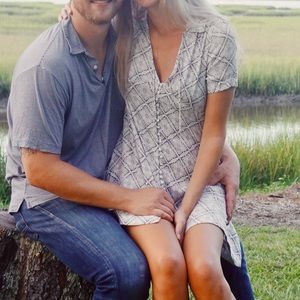 Free people cap sleeve mini dress